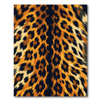 Jaguar Spots Black Orange Fur Abstraction Rug