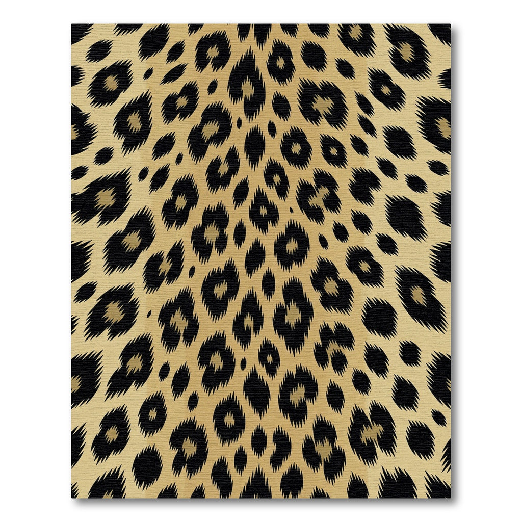 Golden Leopard Spot Animal Skin Rug