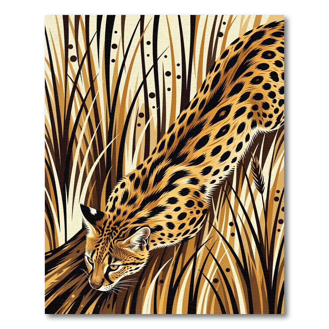 Ocelot Spot Woodland Wild Rug