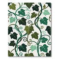 Charming Forest Ivy Green Botanical Wallpaper Rug
