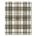 Neutral Tones Plaid Lines Rug