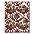 Romantic Cherub Garden Regal Scene Rug