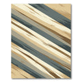 Neutral Earthy Tones Diagonal Abstract Stripe Rug