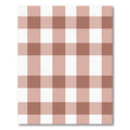 Blush Pink Classic Gingham Check Rug