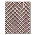 Blush Pink Minimalist Geometric Lattice Rug