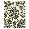 Olive Branches with Dark Fruit Rug