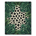 Lush Tropical Jungle Leopard Spot Rug
