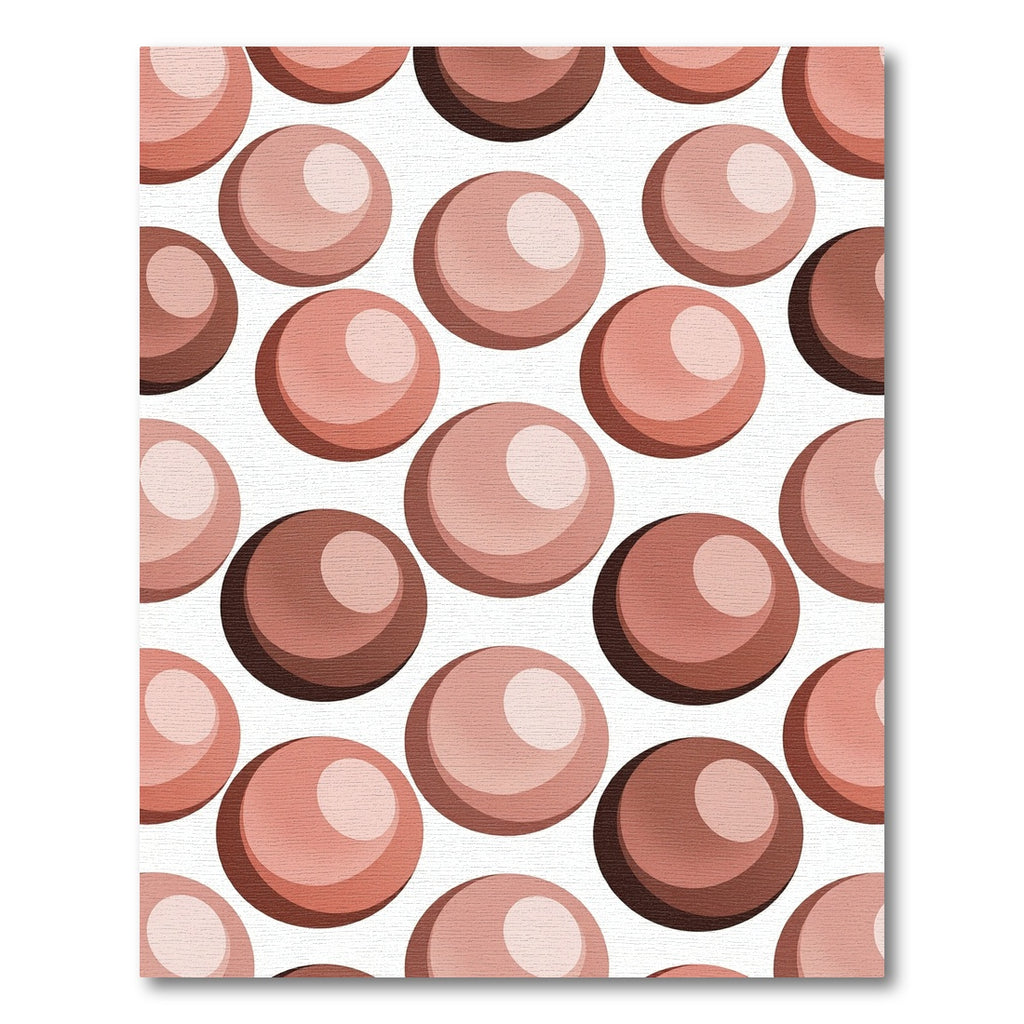Salmon Pearl Cluster Repeating Rug