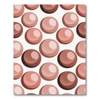 Salmon Pearl Cluster Repeating Rug