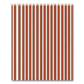 Bold Orange White Pinstripe Stripes Rug