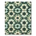 Hexagonal Starbloom Tie-Dye Rug