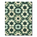 Hexagonal Starbloom Tie-Dye Rug