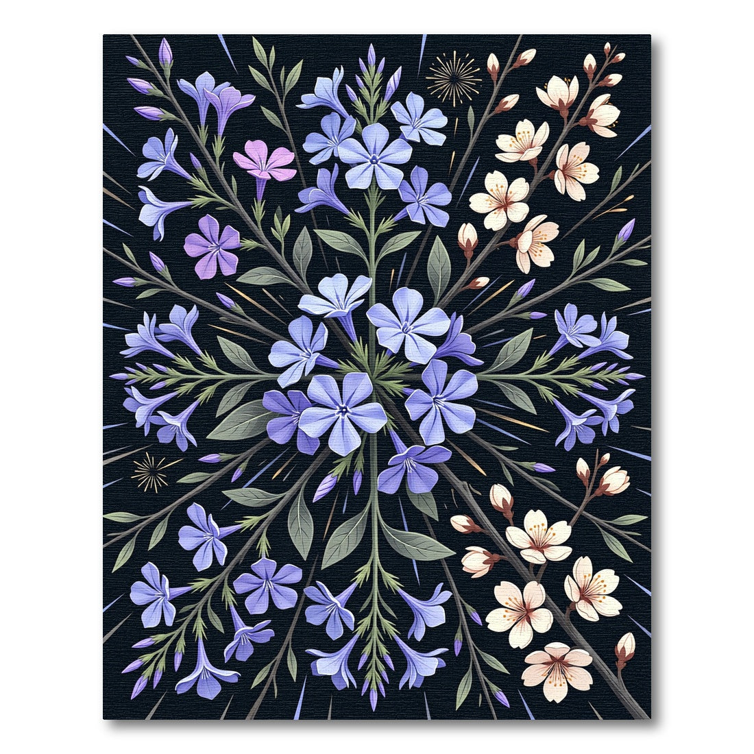 Blooming Branches Celestial Garden Rug