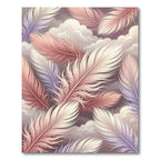 Soft Feather Pastel Ombre Cloudscape Rug