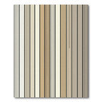 Modern Neutral Earth Tone Vertical Stripe Rug