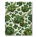 Lucky Clover Fern Garden Rug