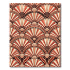 Coral Fan Shell Art Deco Rug