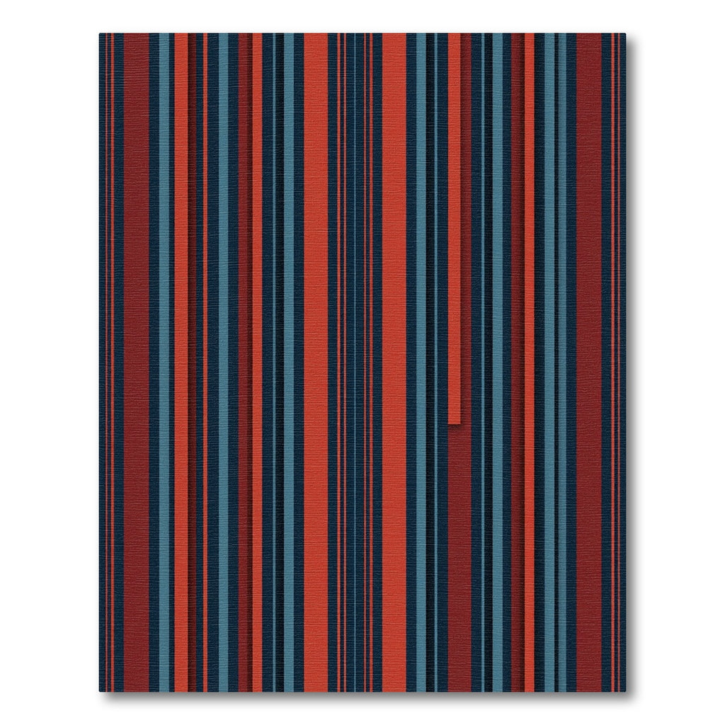 Autumn Sunset Vertical Stripe Rug