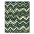Sage Chevron Geometric Aztec Inspired Rug