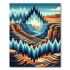 Desert Staircase Zigzag Vista Rug