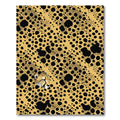 Bold Black Spotted Cheetah Face Rug