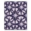 Geometric Star Lattice Lavender Rug