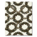 Botanical Chain Link Laurel Wreath Rug