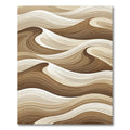 Earthy Tan Abstract Swirl Rug