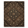 Regal Bronze Floral Koi Diamond Rug