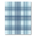 Light Blue Plaid Grid Checkered Rug