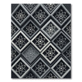 Monochrome Atom Square Dimensional Rug