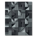Monochromatic Geometric Blocks Composition Rug