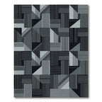 Monochromatic Geometric Blocks Composition Rug