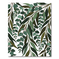 Lush Green Eucalyptus Branch Willow Rug