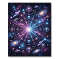 Cosmic Alien Galaxy Celestial Art Rug