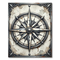 Vintage Nautical Compass Rose Rug