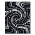 Monochromatic Swirl Flow Rug