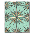 Geo Starburst Mint Sage Geometric Rug