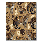 Leopard Spots Animal Print Rug