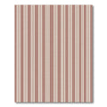 Terracotta White Stripe Classic Rug