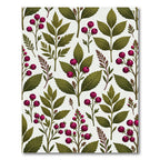 Botanical Berry Branch Forest Green Rug