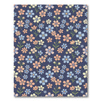 Pastel Floral Meadow Field Rug