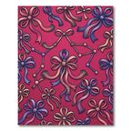 Gemini Constellation Bows Red Rug