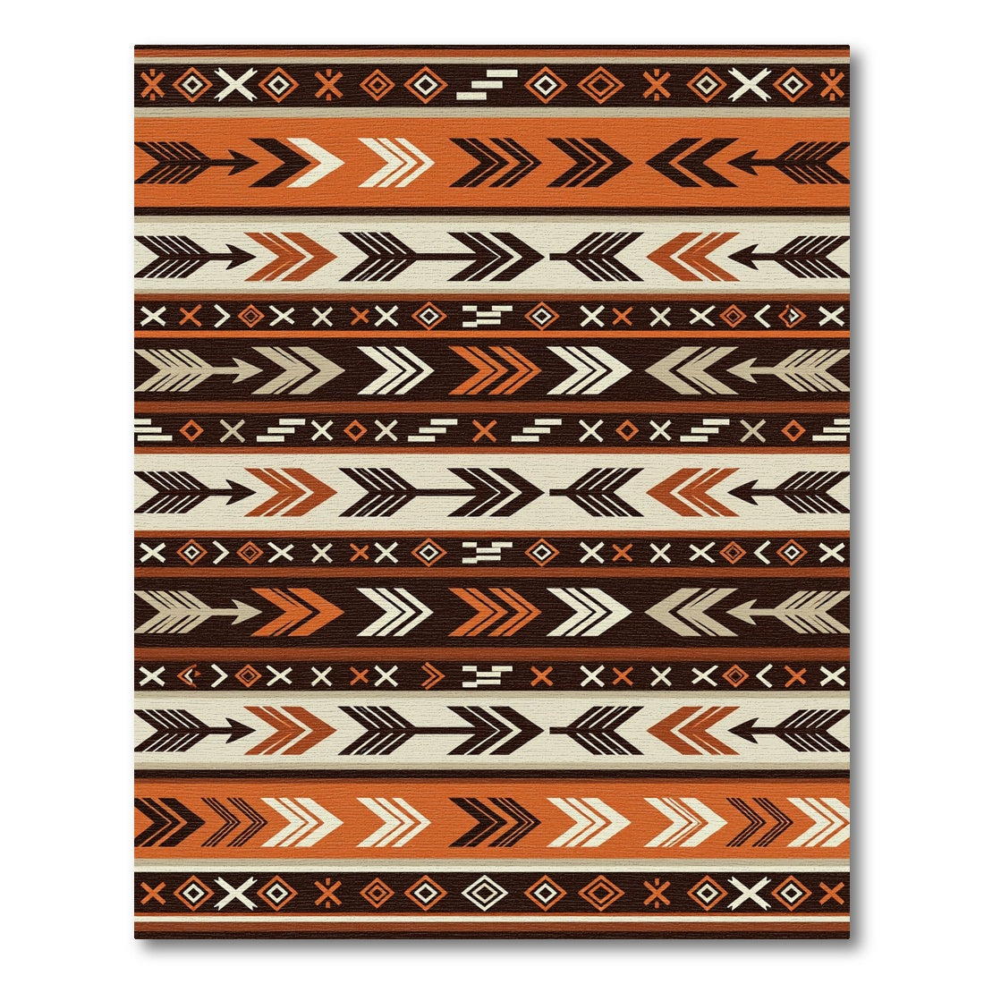 Earthy Arrow Native Stripe Rug