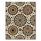 Leopard Spot Mandala Animal Art Rug