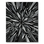 Abstract Geometric Shattered Glass Rug