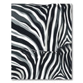 Monochromatic Zebra Stripes Abstract Rug