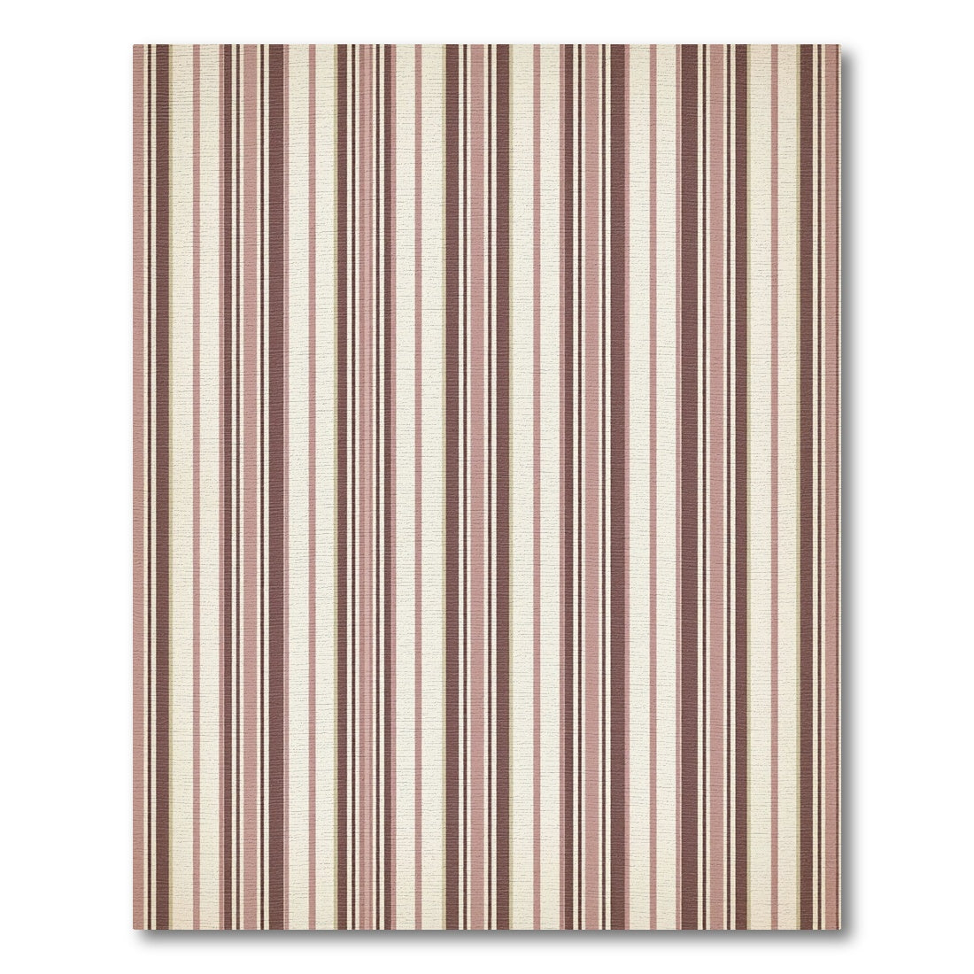 Delicate Plum Striped Vertical Accent Rug