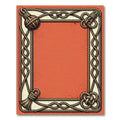 Nautical Rope Border Frame Coral Rug