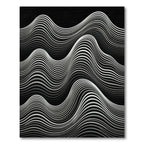 Monochromatic Abstract Wave Flow Rug